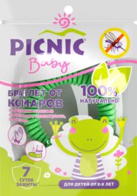 PICNIC BABY - РЕПЕЛЛЕНТНЫЙ БРАСЛЕТ ОТ КОМАРОВ