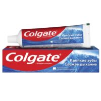 ЗУБНАЯ ПАСТА COLGATE КРЕПКИЕ ЗУБЫ СВЕЖЕЕ ДЫХАНИЕ 100МЛ