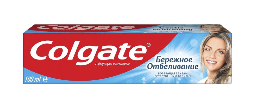 Зубная паста Colgate бережное отбеливание