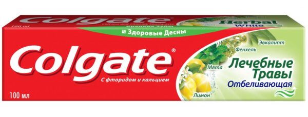 ЗУБНАЯ ПАСТА COLGATE ЛЕЧЕБНЫЕ ТРАВЫ ОТБЕЛИВАЮЩАЯ 100МЛ