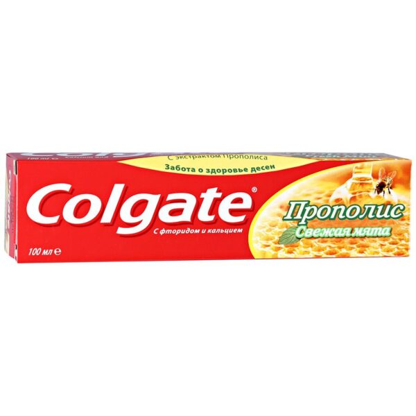 ЗУБНАЯ ПАСТА COLGATE ПРОПОЛИС СВЕЖАЯ МЯТА/АЛОЕ 100МЛ