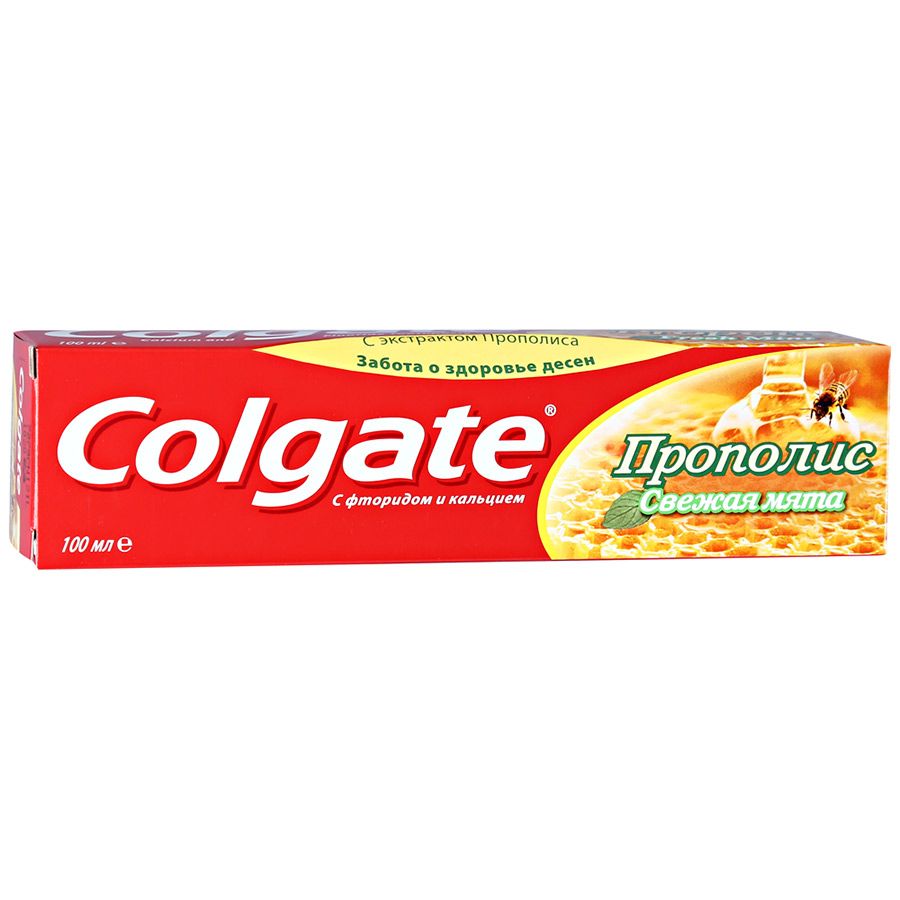 ЗУБНАЯ ПАСТА COLGATE ПРОПОЛИС СВЕЖАЯ МЯТА/АЛОЕ 100МЛ