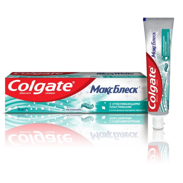 ЗУБНАЯ ПАСТА  COLGATE МАКС БЛЕСК 50МЛ