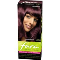 FARA NATURAL COLORS КРАСКА ДЛЯ ВОЛОС ТЕМНЫЙ РУБИН 324/ПО 15ШТ