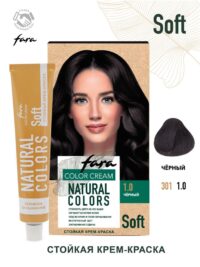 FARA - NATURAL COLORS SOFT КРАСКА ДЛЯ ВОЛОС 301 ЧЕРНЫЙ