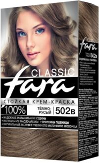 FARA CLASSIC КРАСКА ДЛЯ ВОЛОС ТЕМНО-РУСЫЙ 502В/ПО 6ШТ