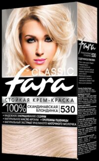 FARA CLASSIC КРАСКА ДЛЯ ВОЛОС СКАНДИН.БЛОНДИНКА 530/ПО 6ШТ