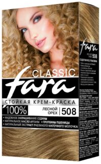 FARA CLASSIC КРАСКА ДЛЯ ВОЛОС ЛЕСНОЙ ОРЕХ 508/ПО 6ШТ