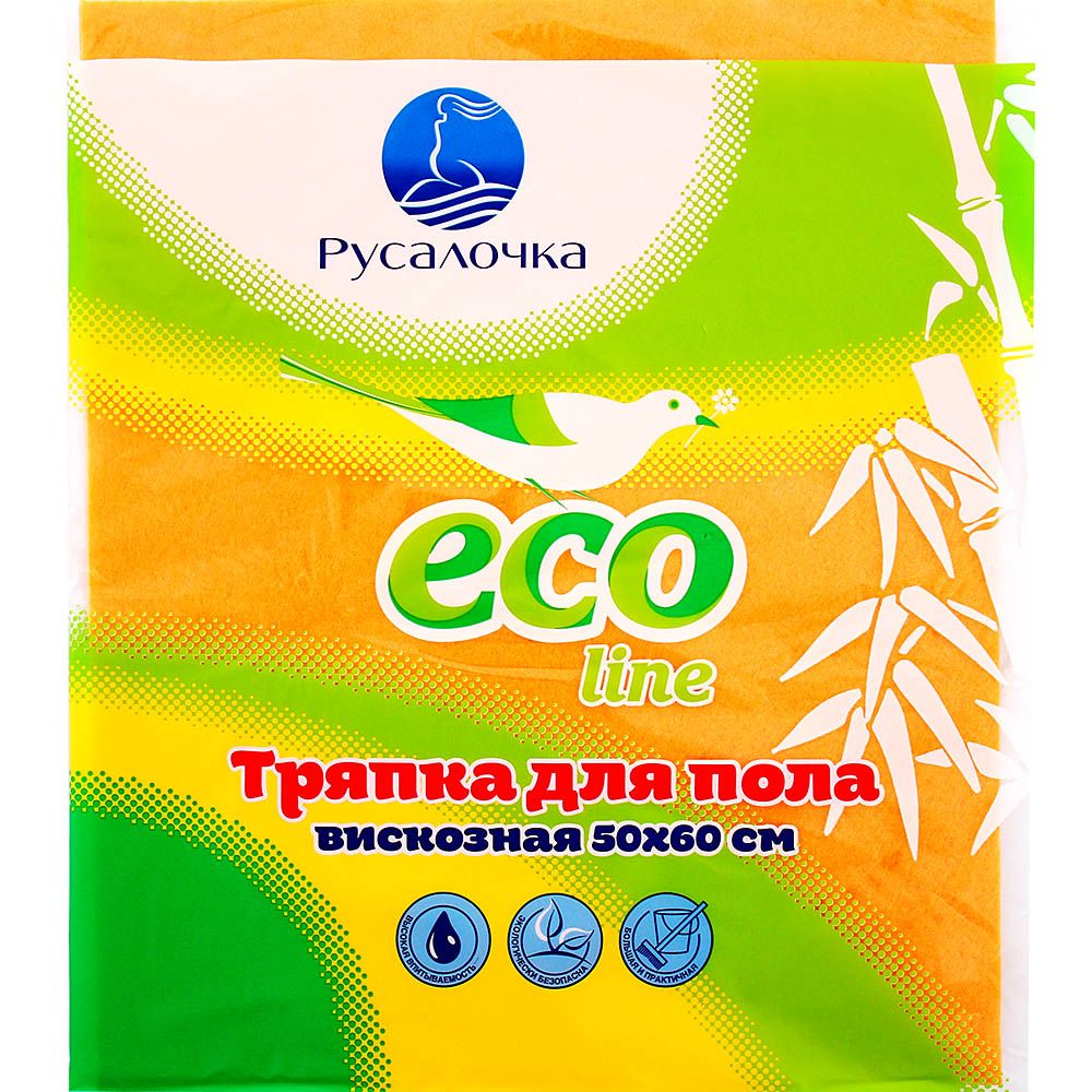 ECO LINE ТРЯПКА ДЛЯ ПОЛА ВИСКОЗНАЯ 50х60СМ*70