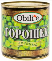 ГОРОШЕК ЗЕЛЕНЫЙ 1 СОРТ ГОСТ ОБИЛИЕ 425МЛ/400Г Ж/Б