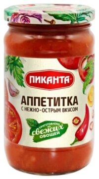 АППЕТИТКА С НЕЖНО-ОСТРЫМ ВКУСОМ ПИКАНТА" 360ГР СТ/Б"