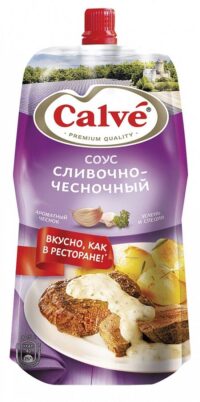 Соус  Кальве  сливочно-чесночный для мяса 230гр.