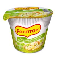 ПЮРЕ КАРТОФЕЛЬНОЕ РОЛЛТОН" КУРИНОЕ 40ГР СТАКАН"