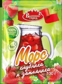 МОРС ИЗ КЛУБНИКИ И ЗЕМЛЯНИКИ 100 Г