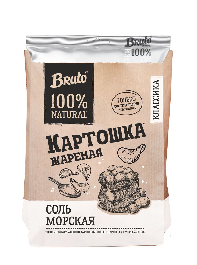 BRUTO КРАФТ КАРТОШКА 120Г СОЛЬ