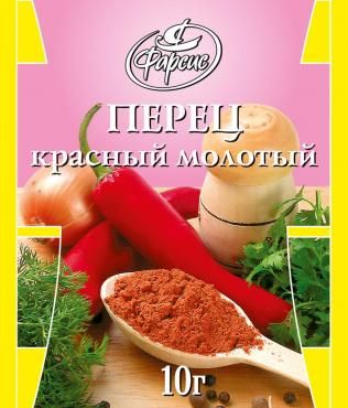 ПЕРЕЦ КРАСНЫЙ МОЛОТЫЙ 10ГР*100ШТ ФАРСИС