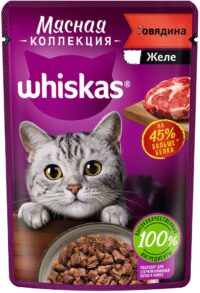 Влажный корм WHISKAS «Мясная коллекция» для кошек