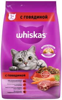 Сухой корм WHISKAS для кошек «Вкусные подушечки с нежным паштетом