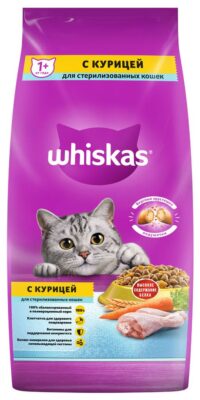 Сухой корм WHISKAS для стерилизованных кошек