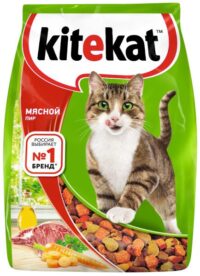 Сухой корм для кошек Kitekat мясной пир