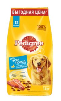 Сухой полнорационный корм PEDIGREE для взрослых собак всех пород