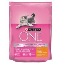 PURINA ONE ДЛЯ КОТЯТ КУРИЦА И ЦЕЛЬНЫЕ ЗЛАКИ 200ГР*10