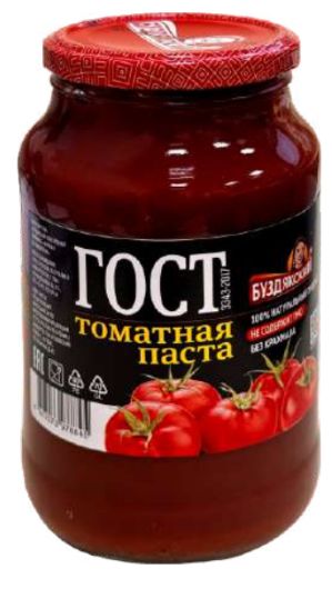 ПАСТА ТОМАТНАЯ 1000ГР ТВИСТ (ГОСТ)*6  (БУЗДЯК)