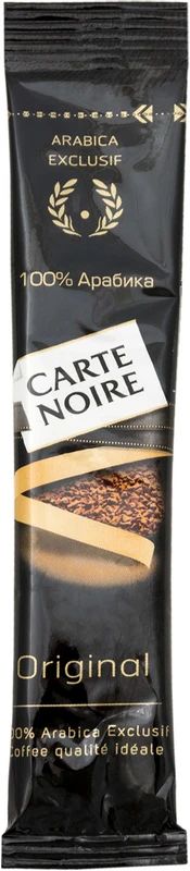 CARTE NOIRE КОФЕ РАСТВОРИМЫЙ СУБЛИМИРОВАННЫЙ СТИК 1.8Г (20*30)