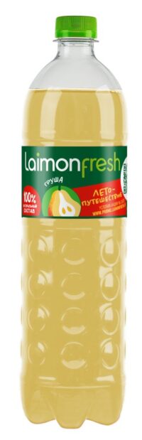 НАПИТОК БЕЗАЛКОГОЛЬНЫЙ СРЕДНЕГАЗИРОВАННЫЙ ЛАЙМОН ФРЭШ ГРУША (LAIMON FRESH PEAR)" 1