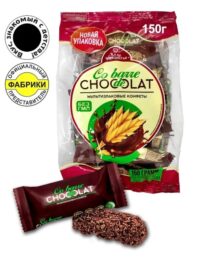 МУЛЬТИЗЛАКОВЫЕ КОНФЕТЫ С ТЕМНОЙ КОНД. ГЛАЗУРЬЮ CO BARRE DE CHOCOLAT 150 ГР