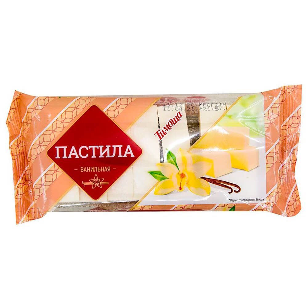 ПАСТИЛА СО ВКУСОМ ВАНИЛИ ТИМОША 200ГР